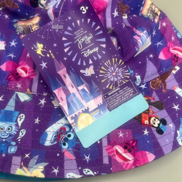 Disney Parks Joey Chou Adult Reversible 2 in 1 Bucket Hat Mickey, Dumbo & Others - Picture 12 of 12